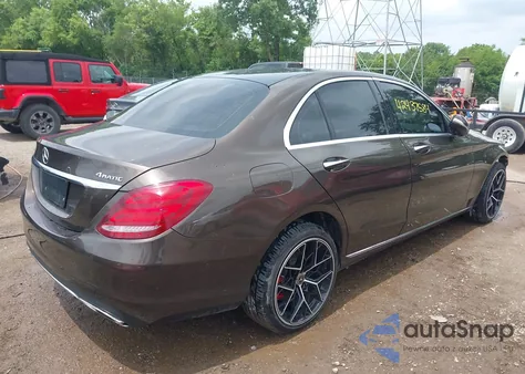 2015 Mercedes-Benz C 300 4Matic/Luxury 4Matic/Sport 4Matic из США, поврежденный, VIN 55SWF4KB2FU037297